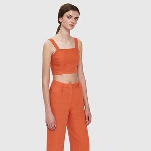 Paloma Wool “Boa” Linen Crop Top!